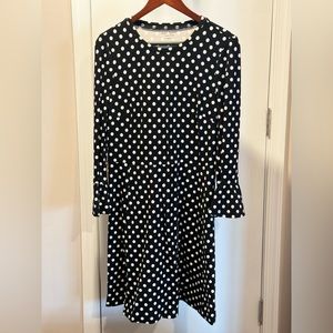 Kate Spade A Line Polk Dot Dress SZ Large